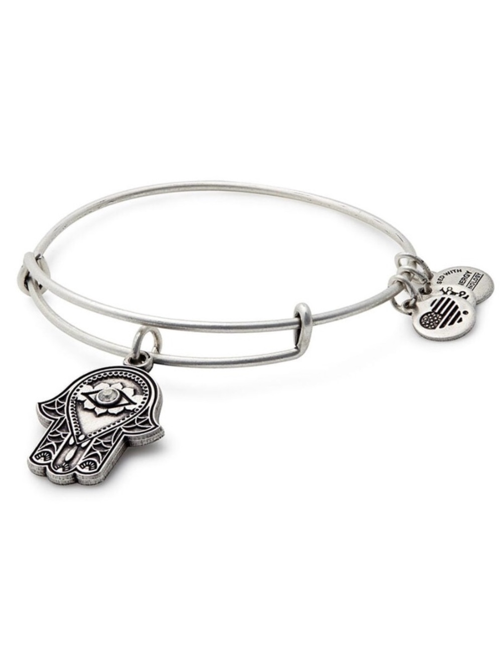Alex and Ani Hand of Fatima Bracelet - Silver